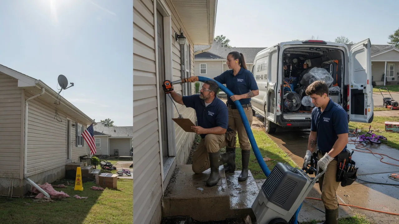 Ceiling Water Damage Restoration in Comstock Park, MI near me